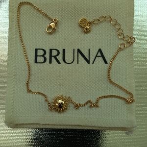 Bruna Soleil Bracelet- 18K Gold Vermeil-New With Pouch